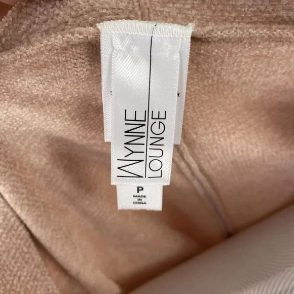 Wynne Lounge Button Front Cardigan Dusty Rose Oversized Fit Size P - Picture 5 of 14